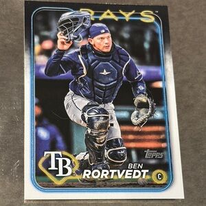 Topps Rays Baseball Card - Blue and Gold
